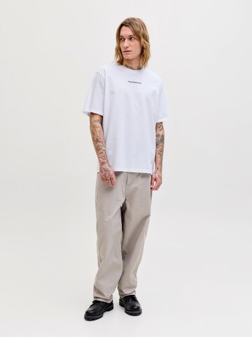 balta JACK & JONES Marškinėliai 'JJCITY'