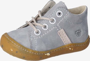 Pepino First-Step Shoes in Blue: front