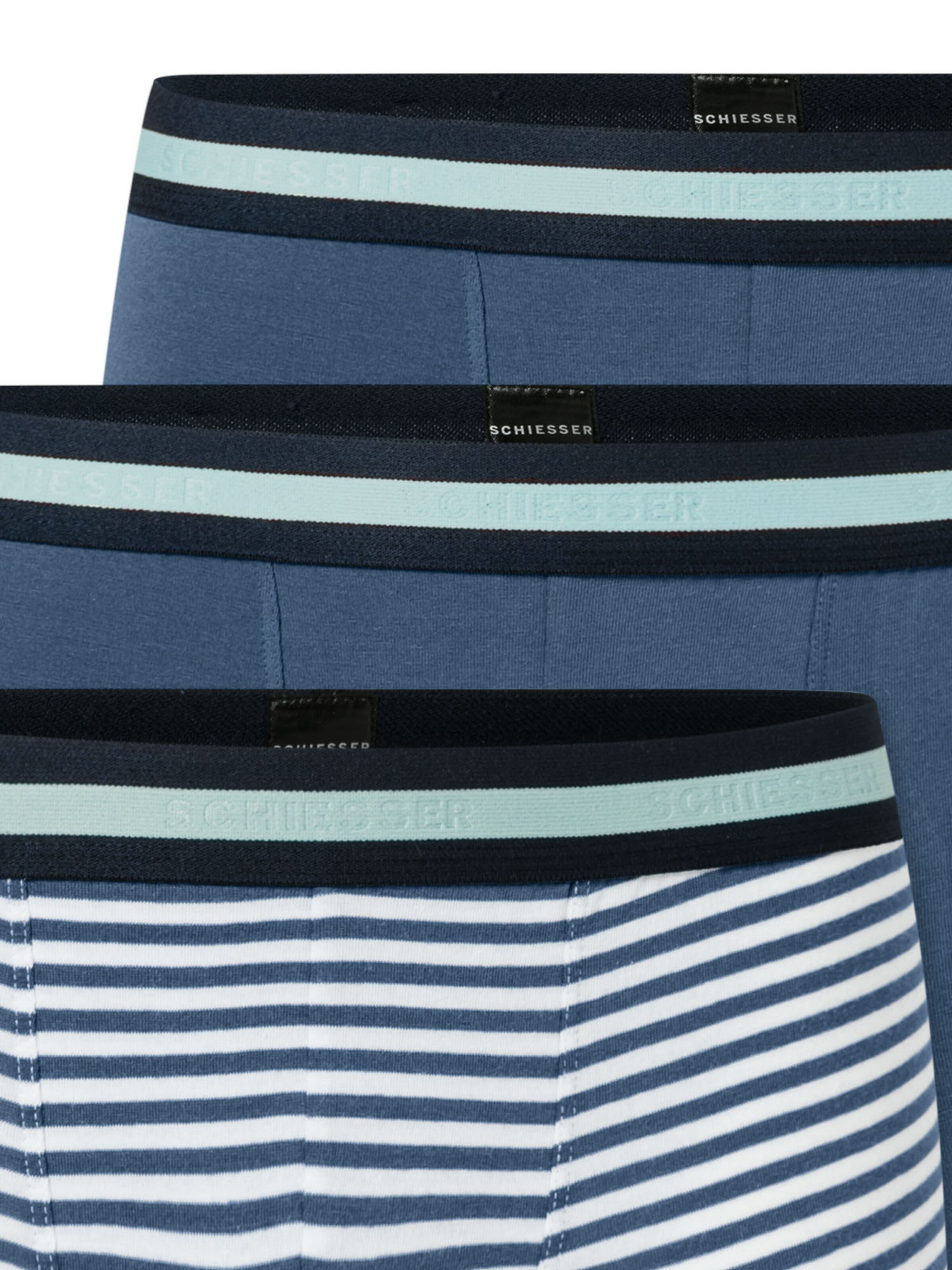 SCHIESSER Onderbroek ' 95/5 ' in Blauw