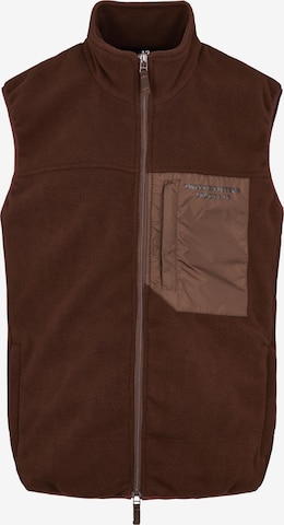 Twelvesixteen 12.16 Vest in Brown: front