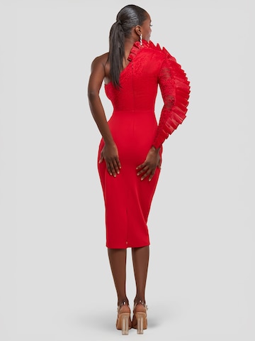 GODDIVA Festkjole i rød