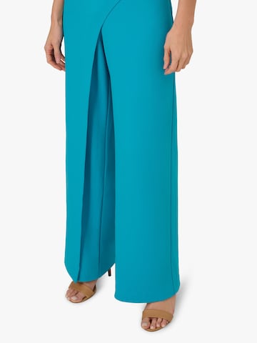 Adrianna Papell Jumpsuit 'Knit Crepe Jumpsuit' in Blue