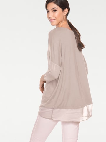 Maglia extra large di heine in beige