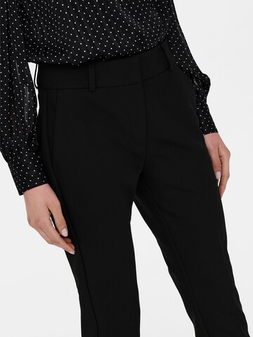 ONLY Slim fit Trousers 'Veronica-Pisa' in Black