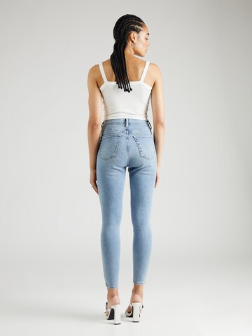TOPSHOP Скинни Джинсы 'Jamie' в Синий