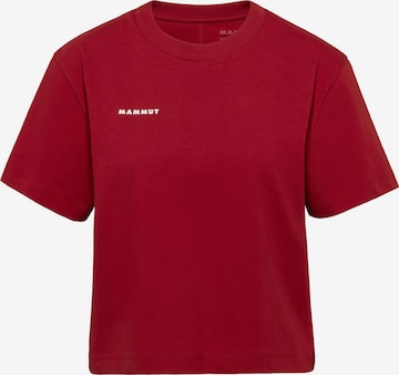 MAMMUT Funktionsshirt in Rot: Vorderseite