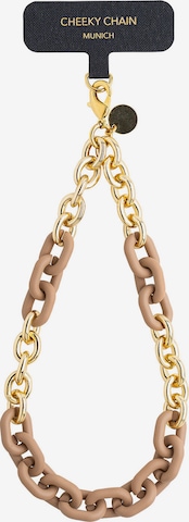 Cheeky Chain Munich Smartphonehoesje 'Lio' in Beige: voorkant