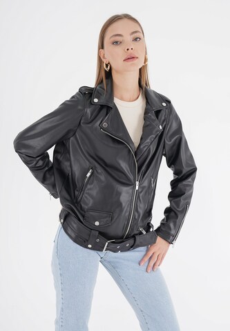 FRESHLIONS Between-season jacket 'Nela' in Black: front