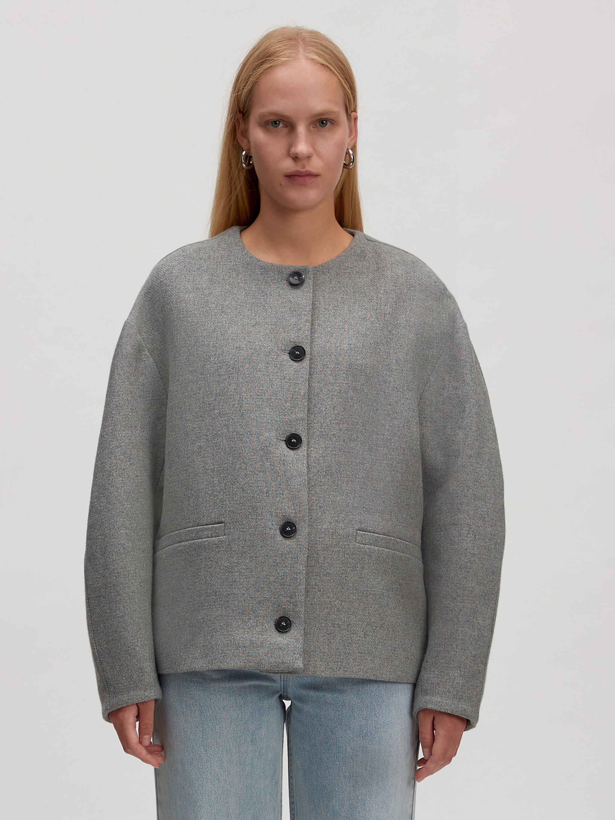 EDITED Produits Veste mi-saison 'Aino Wool' gris