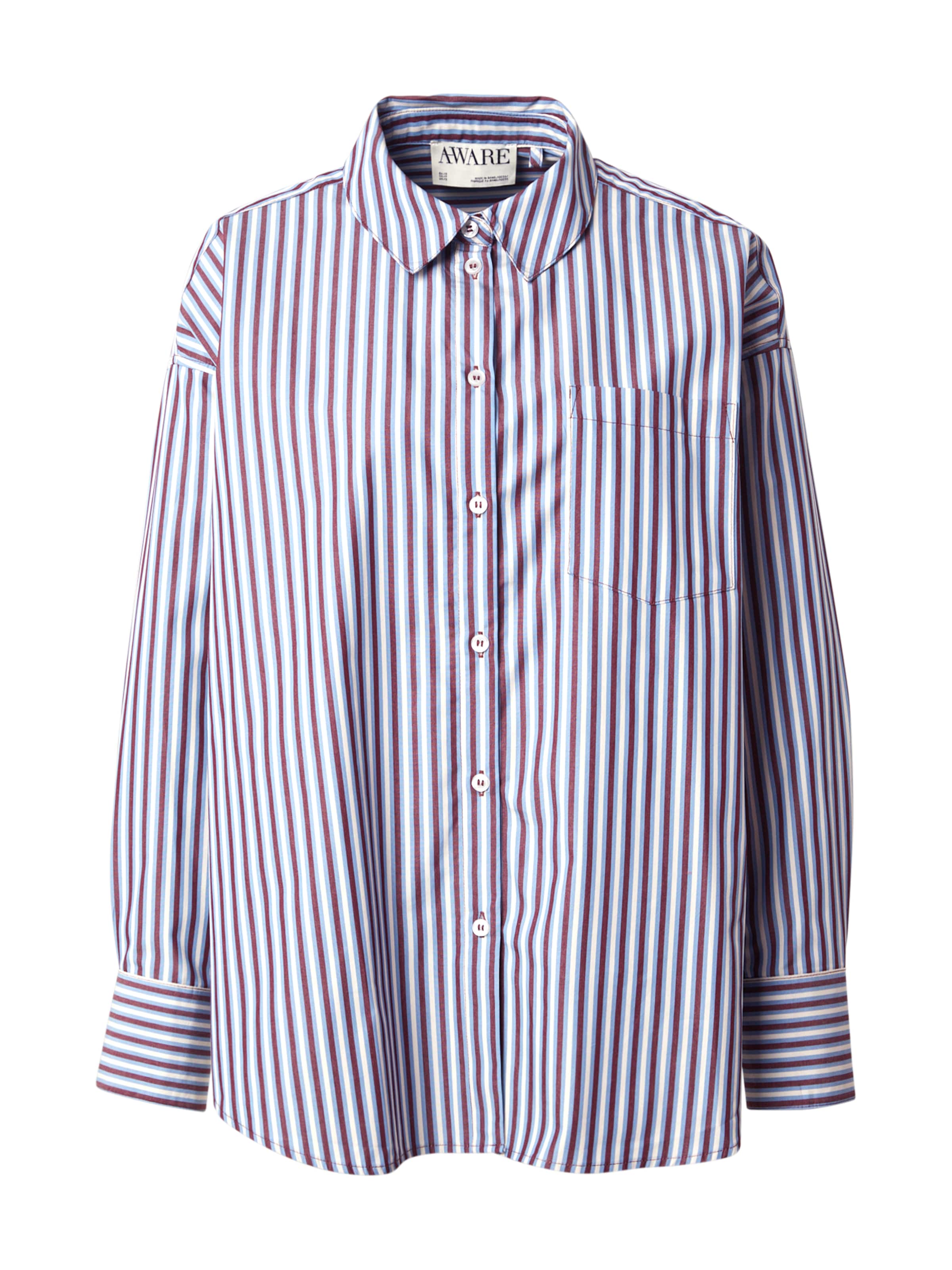 Aware Блуза в синьо: отпред