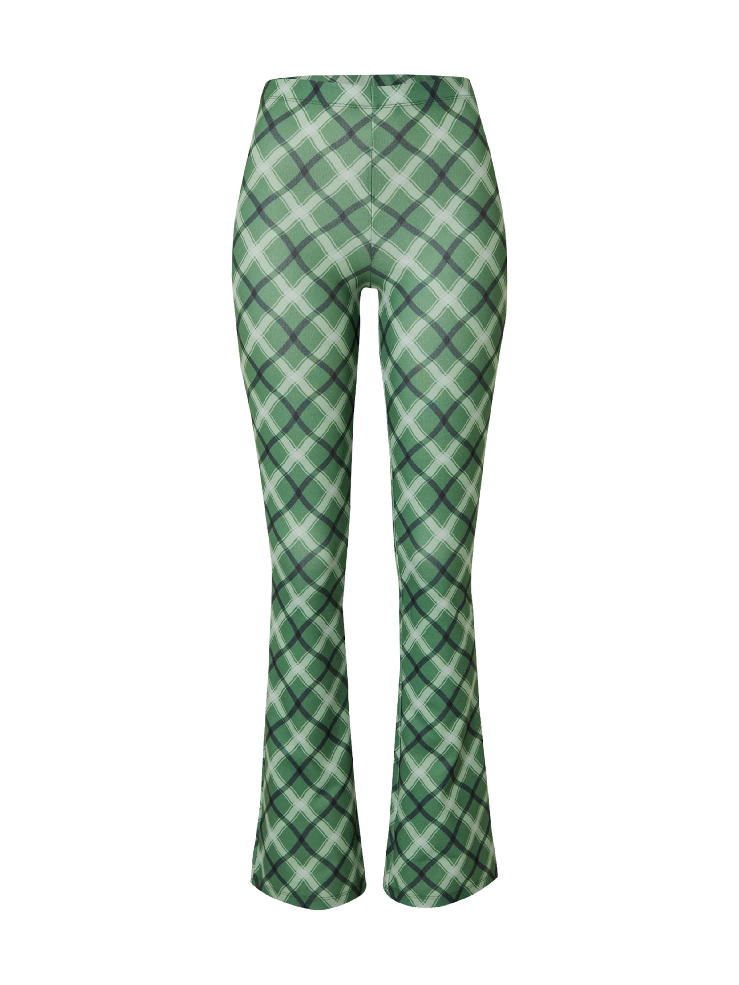 Nasty Gal Trousers in Green: front
