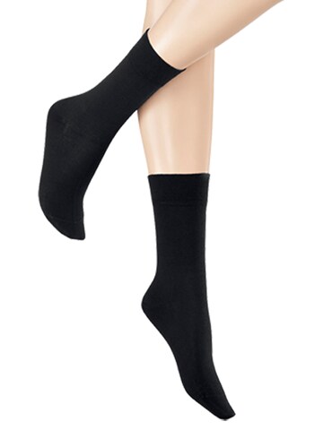 Hudson - Calcetines en negro: frente