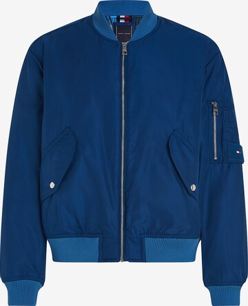 TOMMY HILFIGER Tussenjas in Blauw: voorkant