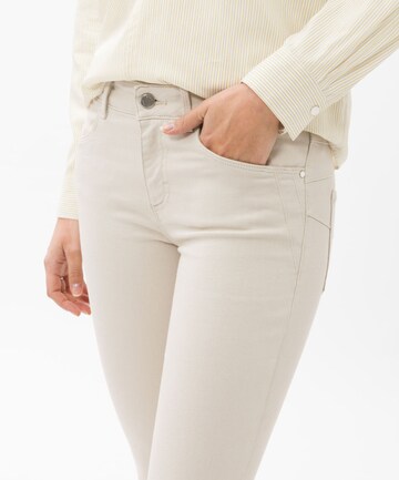 BRAX Slimfit Jeans 'Ana' in Beige
