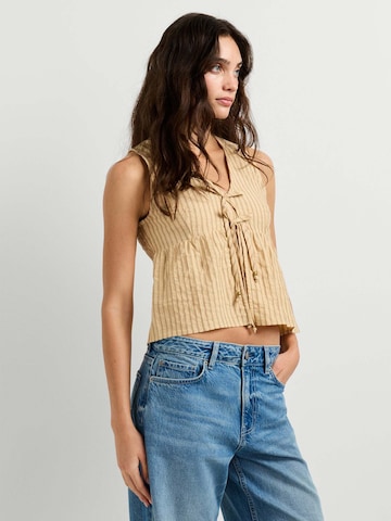 Chemisier Pepe Jeans en jaune
