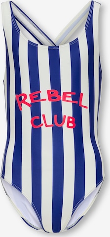 ONLY GIRLS Badeanzug 'KOGHOLIDAY' in Blau: Vorderseite