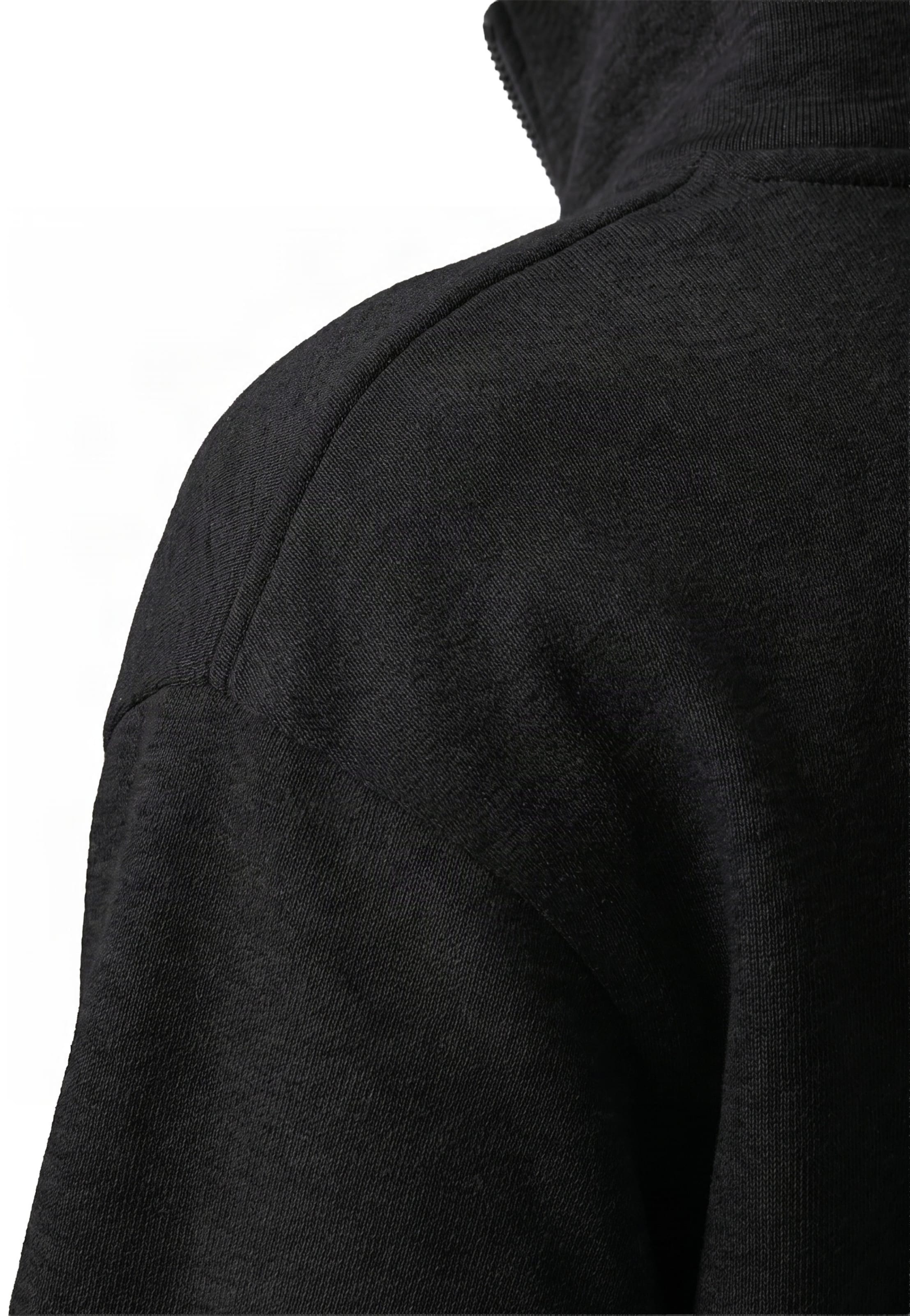 Urban Classics Sweatshirt in Zwart: zijkant