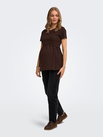 Only Maternity Regular Jeans 'OLMEmel' in Black: front