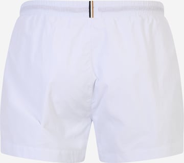 Pantaloncini da bagno 'Mooneye' di BOSS Black in bianco