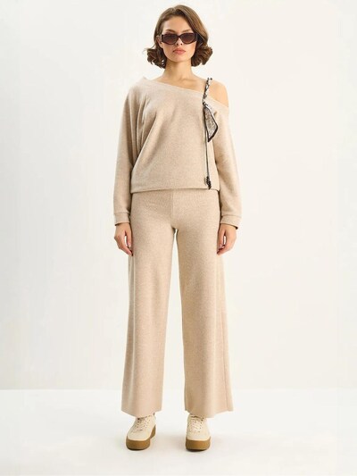 Bianco Lucci Hausanzug 'Zweiteiliges Set'‌‌‌‌‌‌‌ in S in beige, Produktansicht