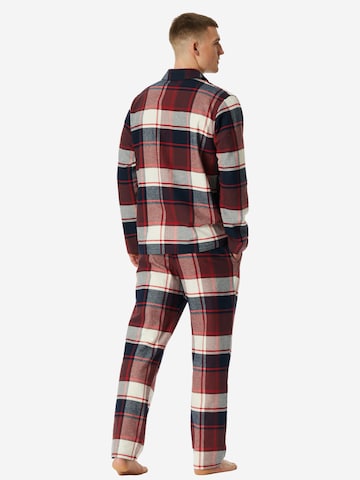 SCHIESSER - Pijama largo 'Selected Premium Warming' en azul