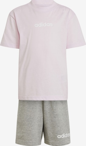 rožinė ADIDAS SPORTSWEAR Treniruočių kostiumas: priekis