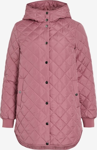 VILA - Abrigo de entretiempo en rojo: frente