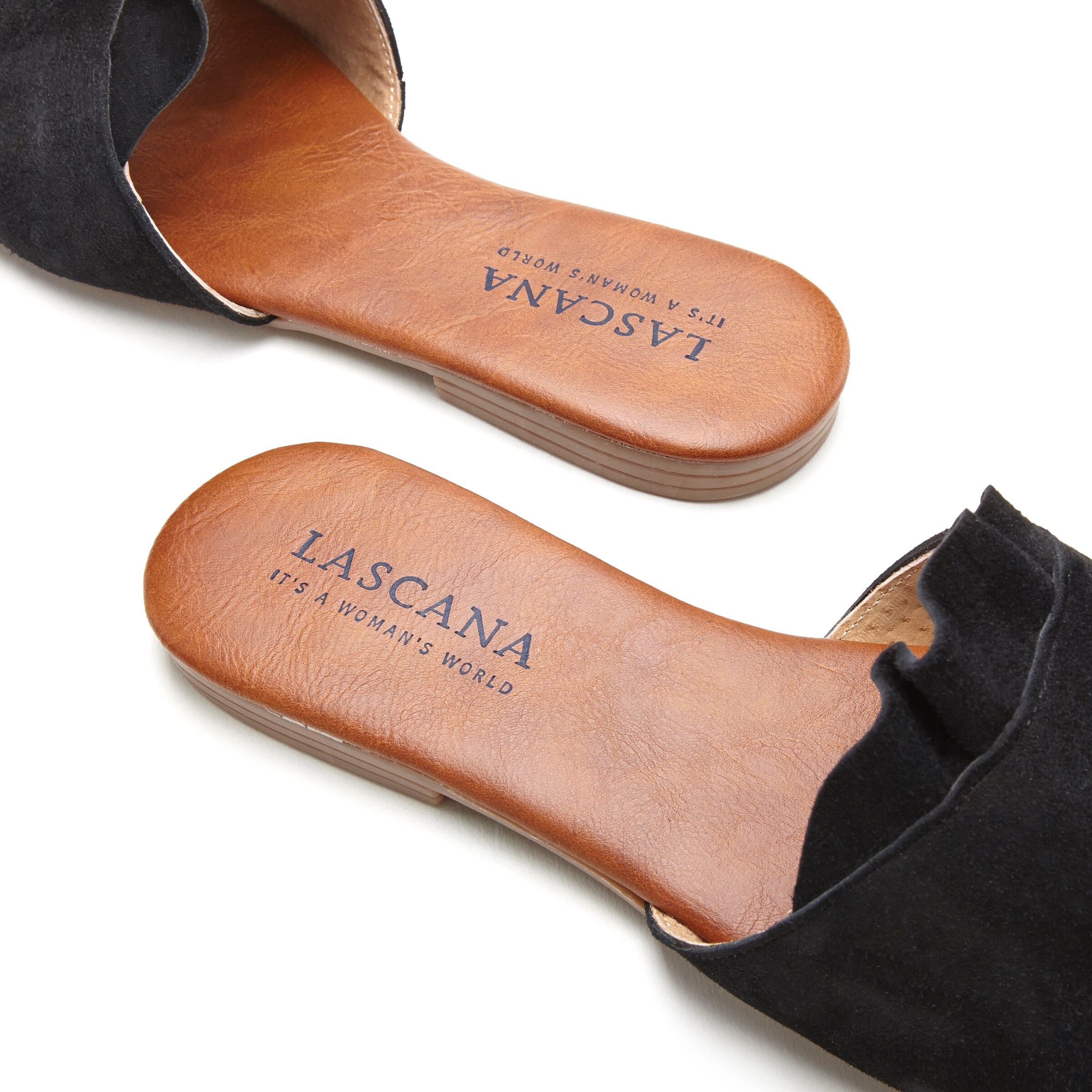 LASCANA Mules in Black