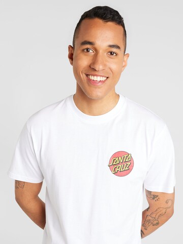 Santa Cruz Shirt 'Classic Dot' in White