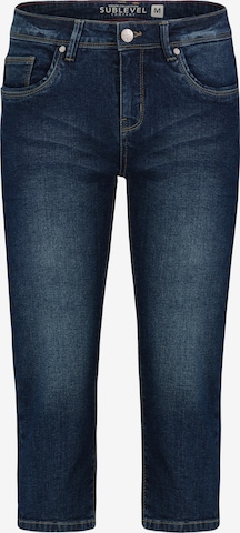 Sublevel Slimfit Jeans in Blau: Vorderseite