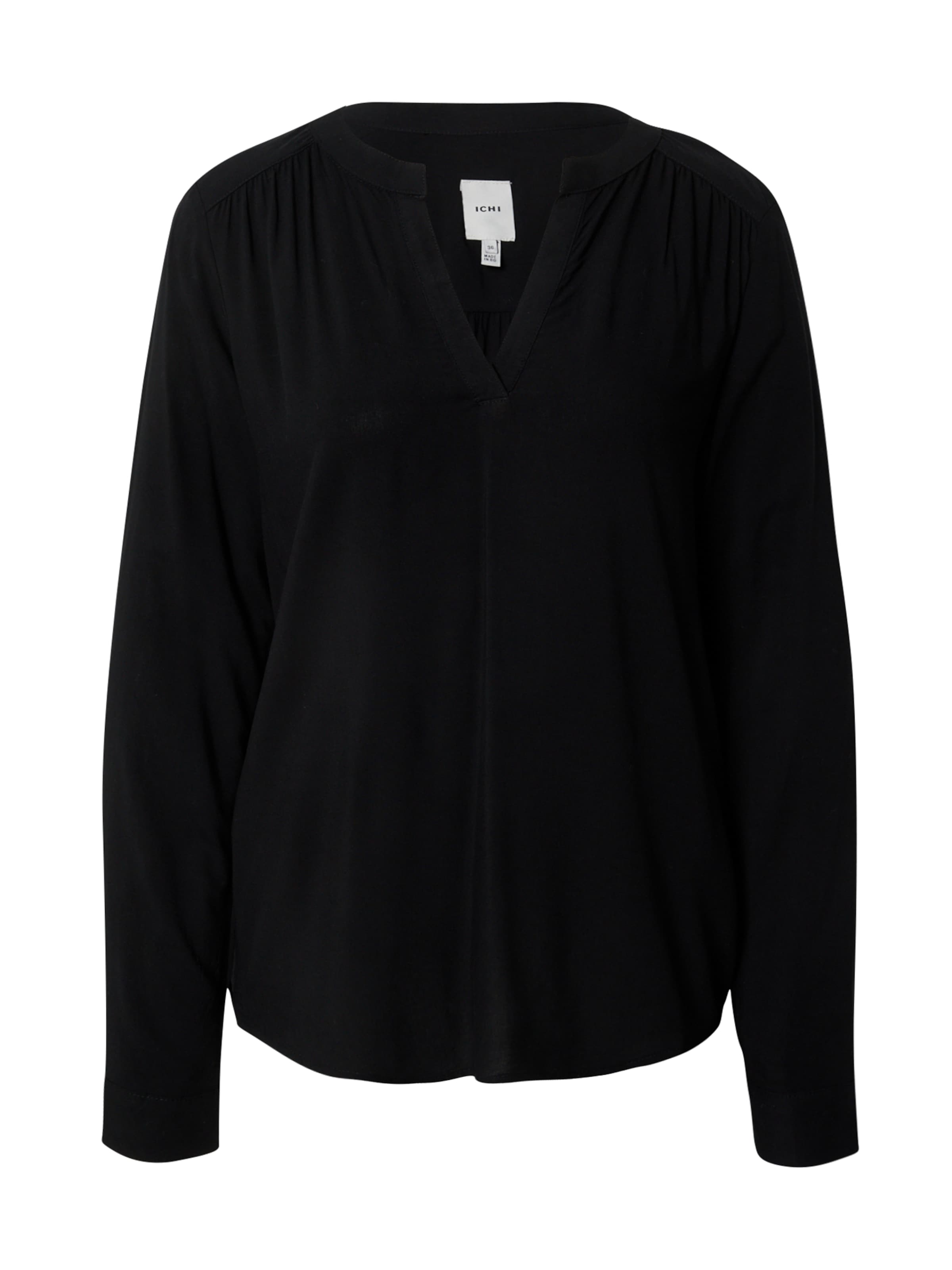 ICHI Pluus 'Main', värv must: eest vaates