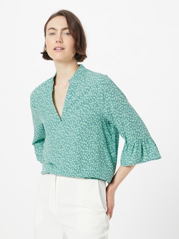 SAINT TROPEZ - Blusa 'Ueda' en verde: frente