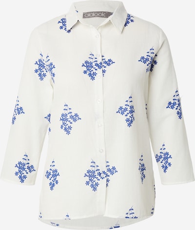 olalook Bluse in blau / weiß, Produktansicht