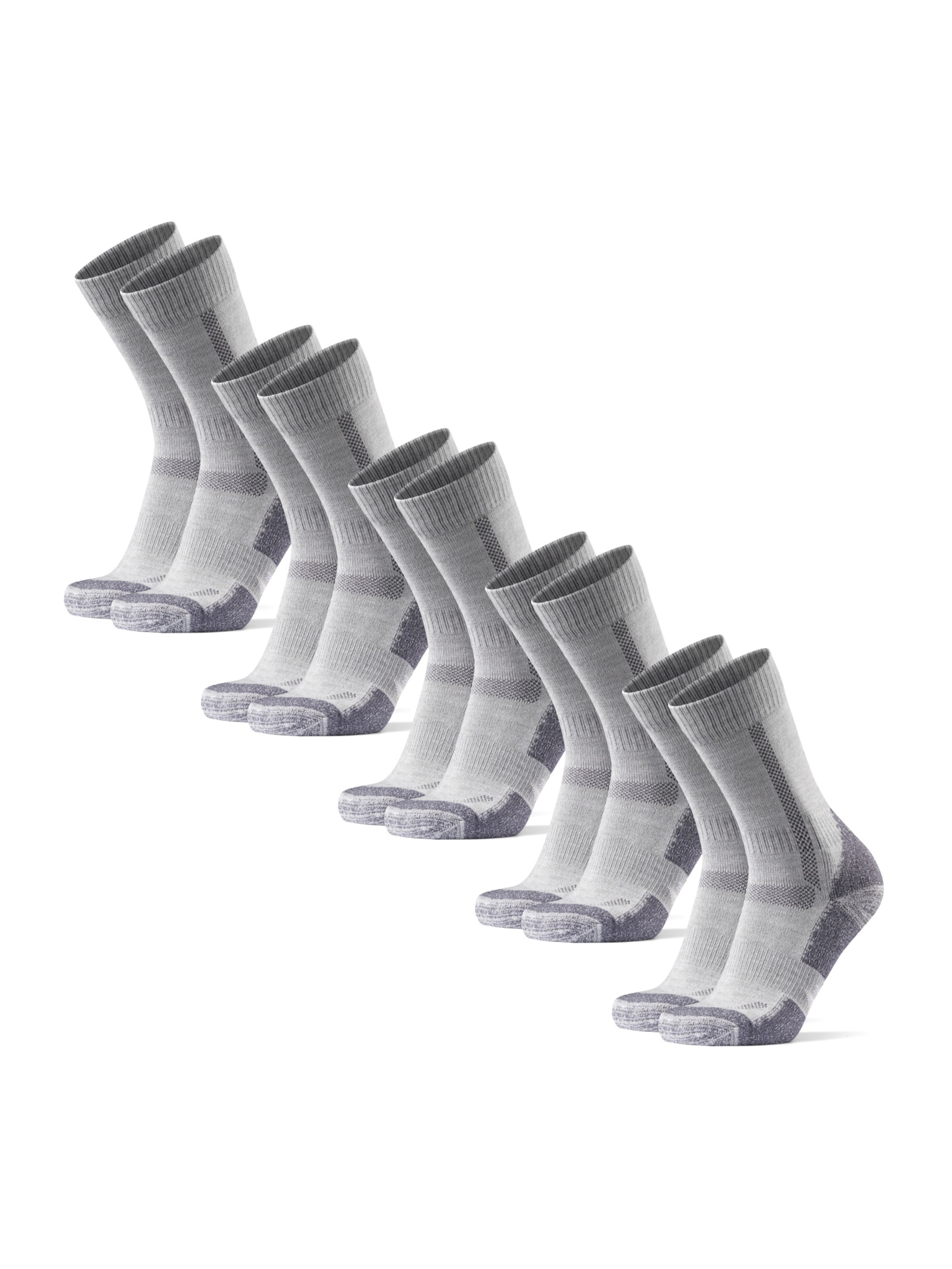 DANISH ENDURANCE Wandersocken 'Classic Crew ' in Grau: Vorderseite