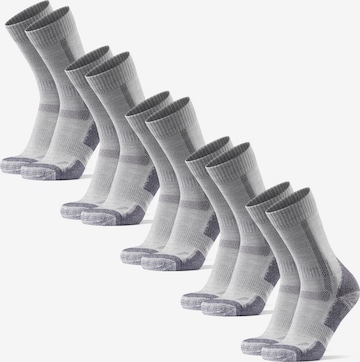 DANISH ENDURANCE Wandersocken 'Classic Crew ' in Grau: Vorderseite