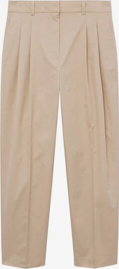 MANGO Bundfaltenhose in beige, Produktansicht