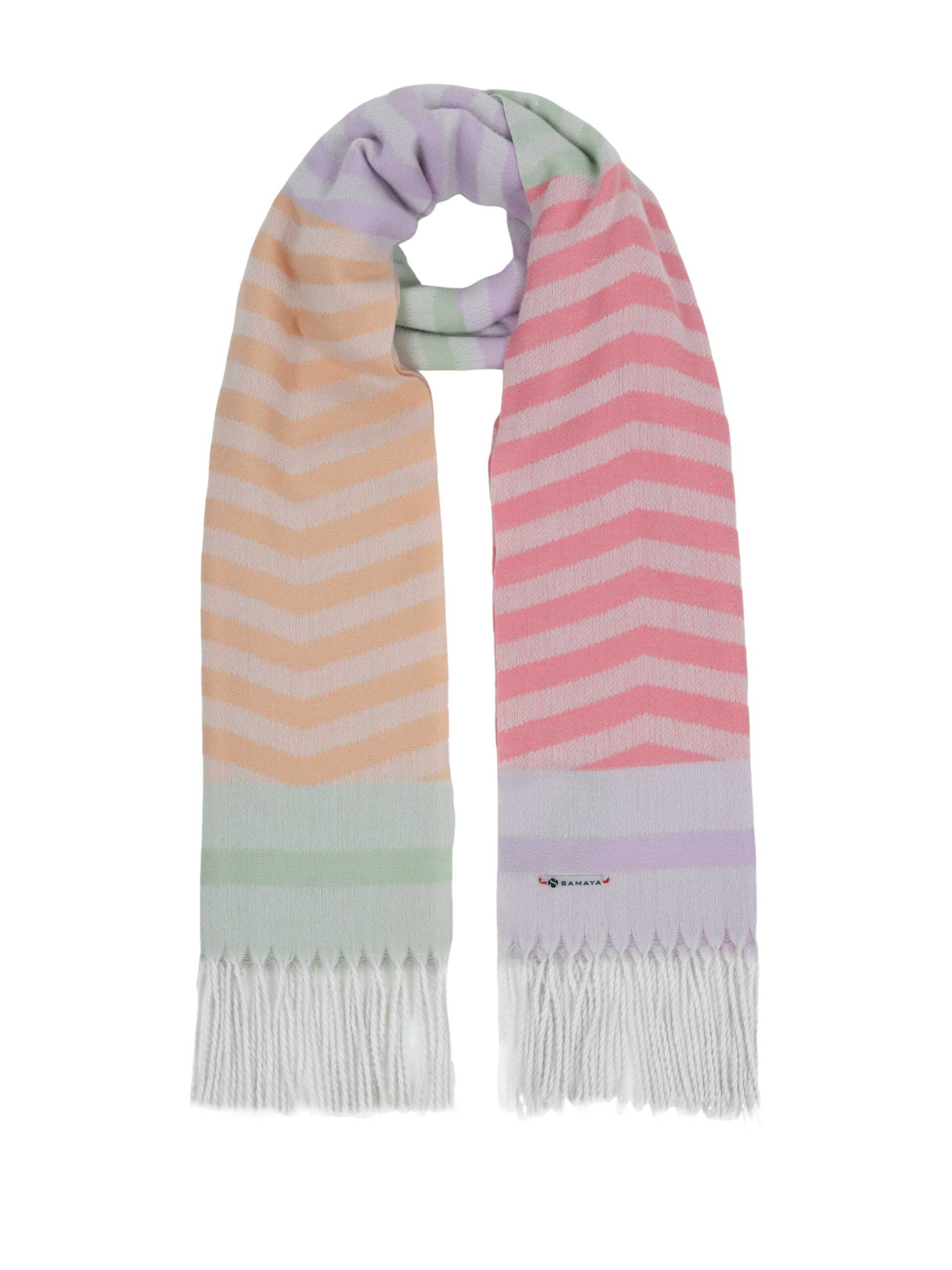 SAMAYA Schal in Mischfarben: Vorderseite