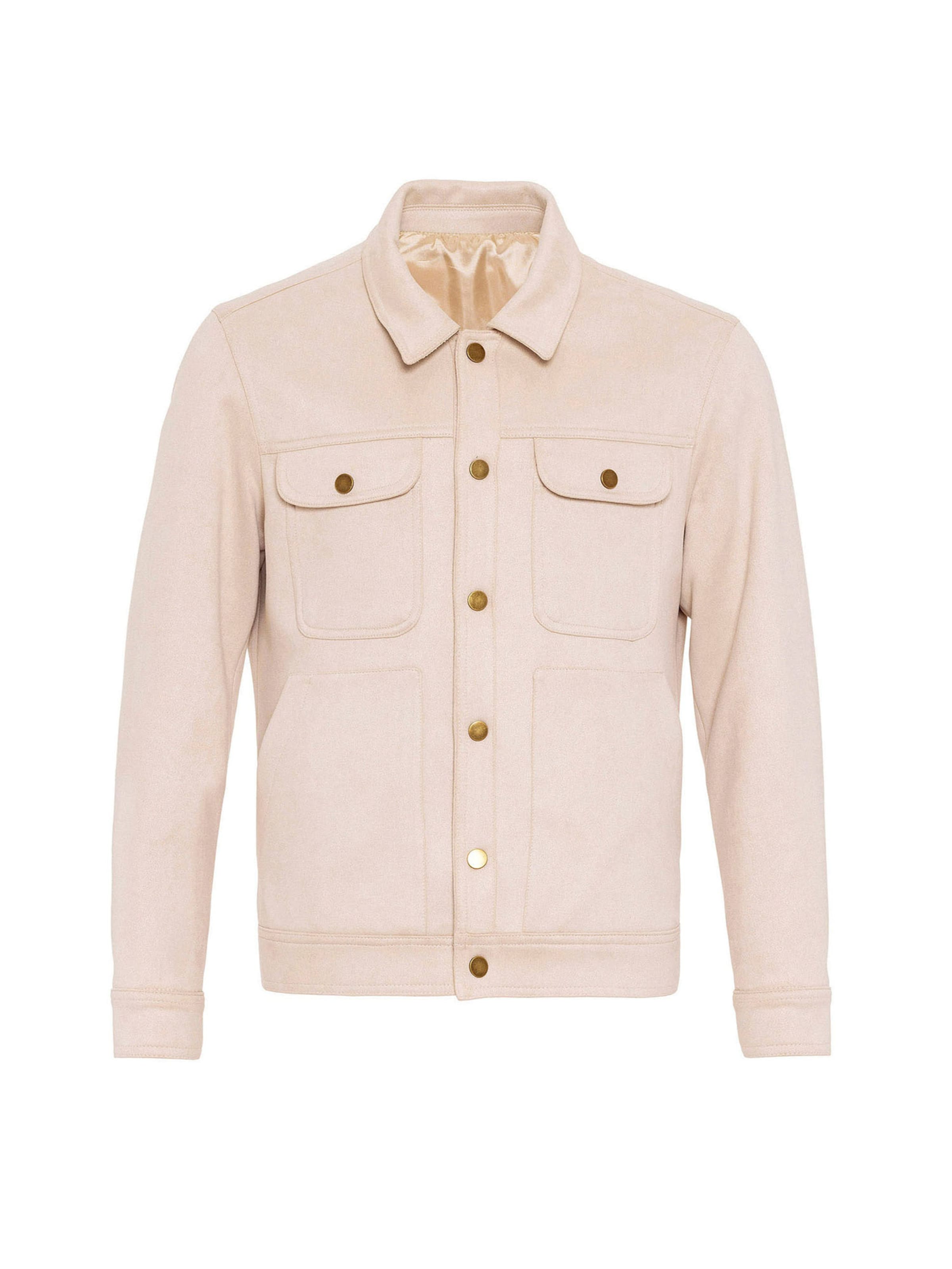 Antioch Φθινοπωρινό και ανοιξιάτικο μπουφάν σε μπεζ: μπροστά