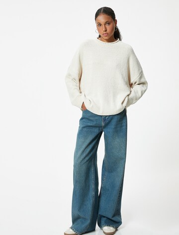 Koton Sweatshirt in Weiß: Vorderseite