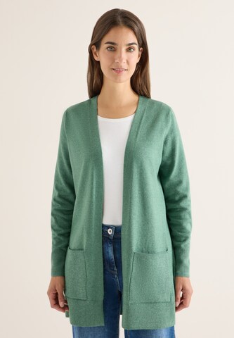 CECIL Knit Cardigan in Green: front