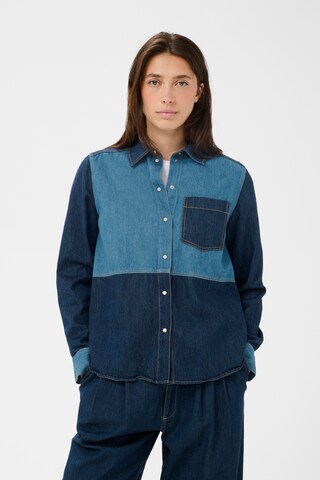 Part Two Bluse 'AlvinePW' i blå: forside