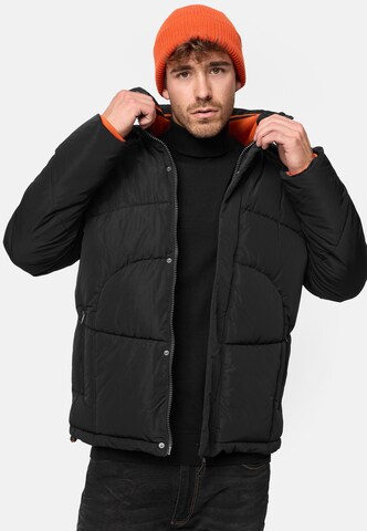 INDICODE JEANS Winter Jacket 'Dunlap' in Black