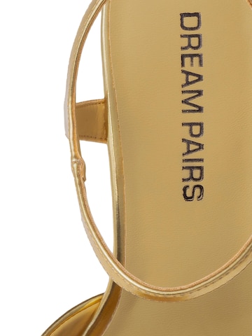 Dream Pairs Strap Sandals in Gold