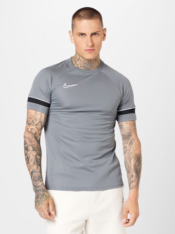 NIKE Performance shirt 'Academy 21' in Grey: front