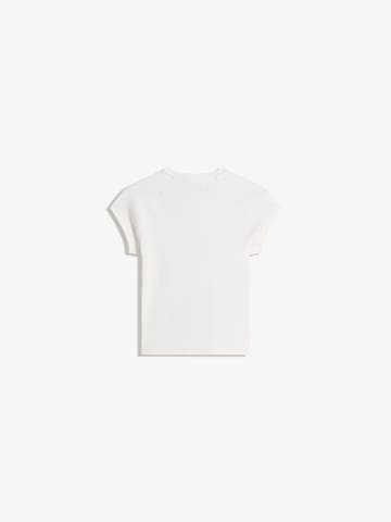 Bershka Majica | bela barva
