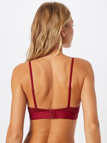 Calvin Klein Underwear Triangle Bra in Red