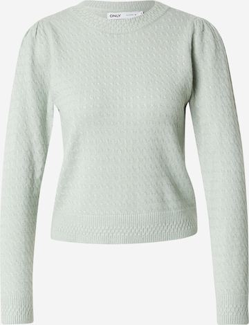 ONLY Pullover 'ONLKATIA' in Grün: Vorderseite