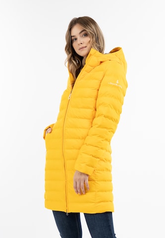 Manteau d’hiver DreiMaster Maritim en jaune : devant