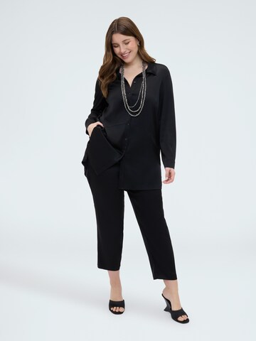 Regular Pantalon Fiorella Rubino en noir