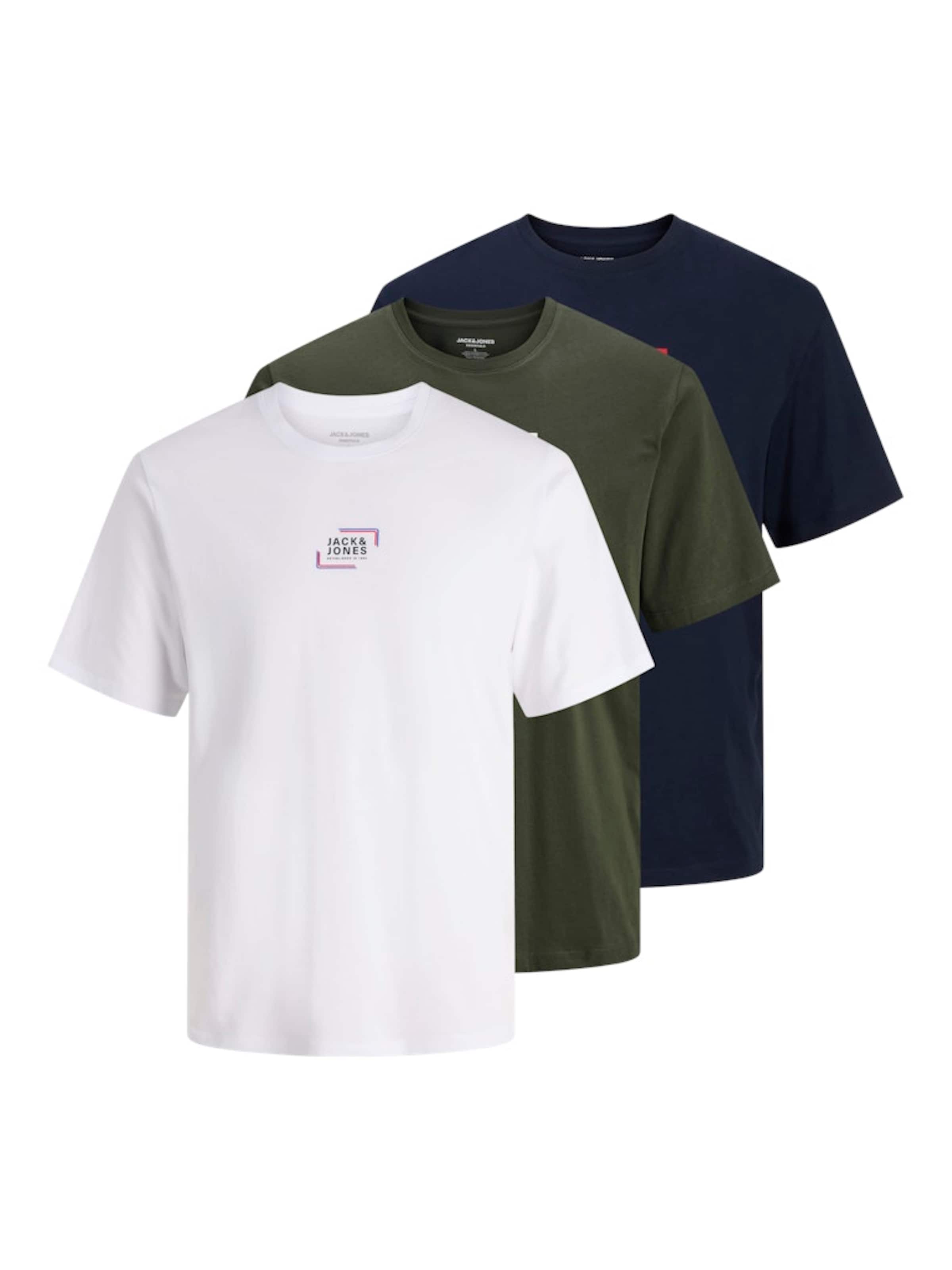JACK & JONES Bluser & t-shirts 'JJECORP' i blå: forside